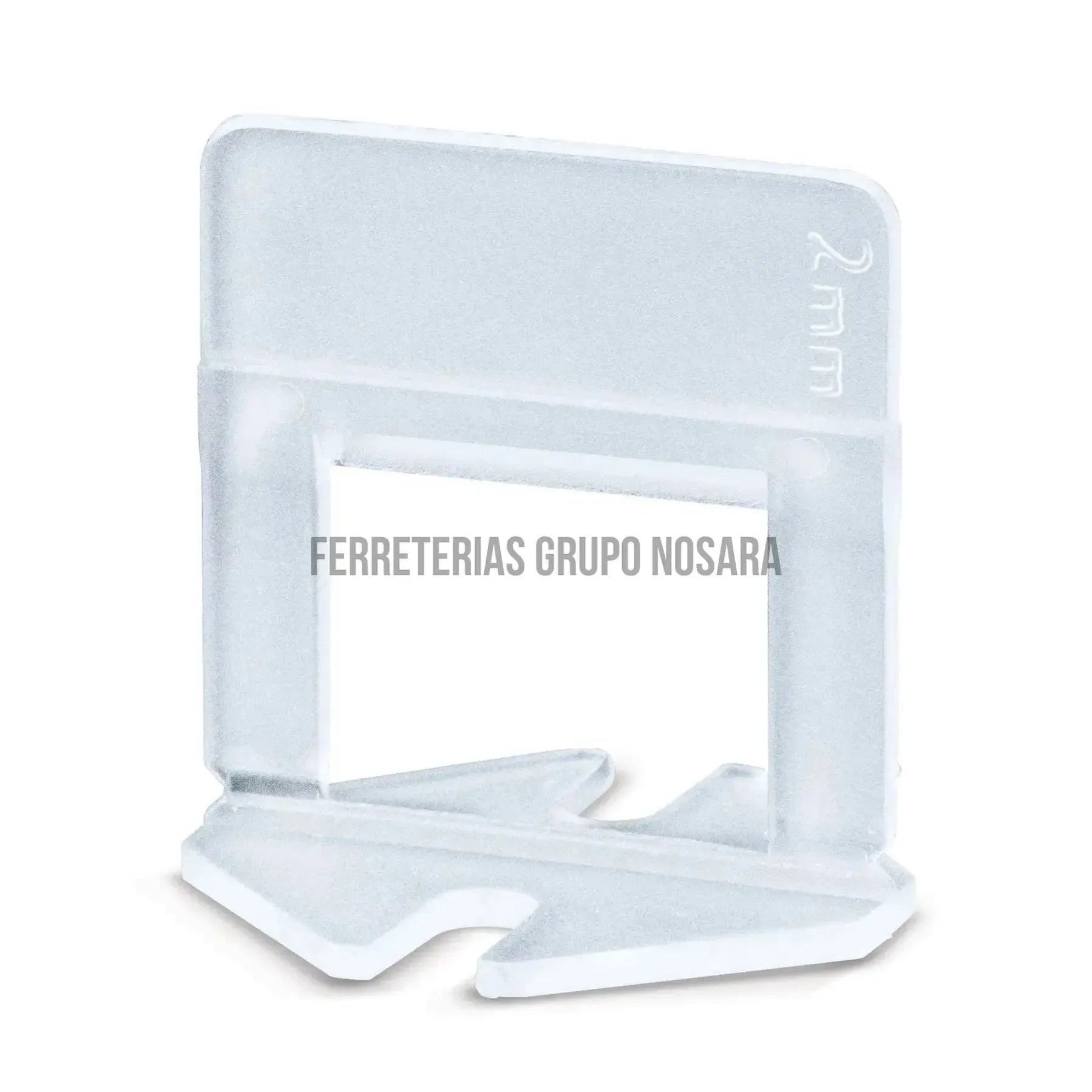 Bolsa con 100 anclas para nivelación de azulejos, Truper 2 mm / 100517-