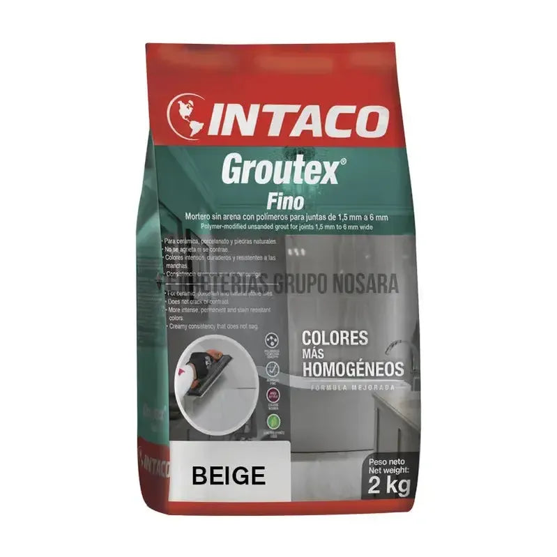 FRAGUA GROUTEX BEIGE C/A 2KG-
