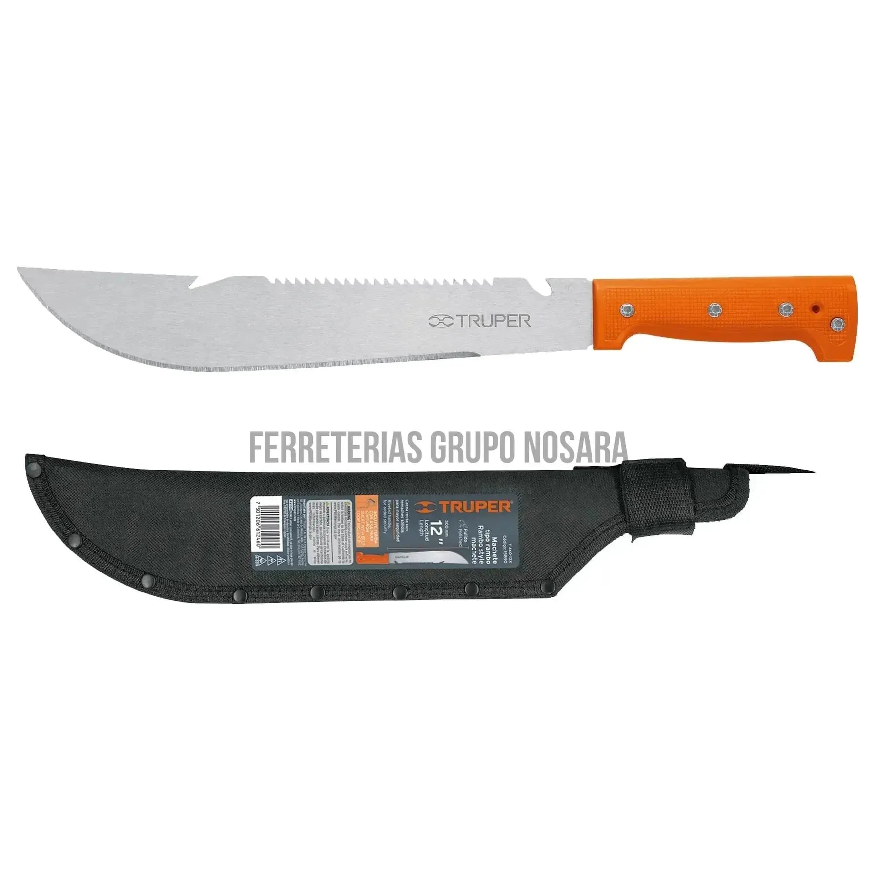 TRUPER MACHETE TIPO RAMBO 12" 15890-