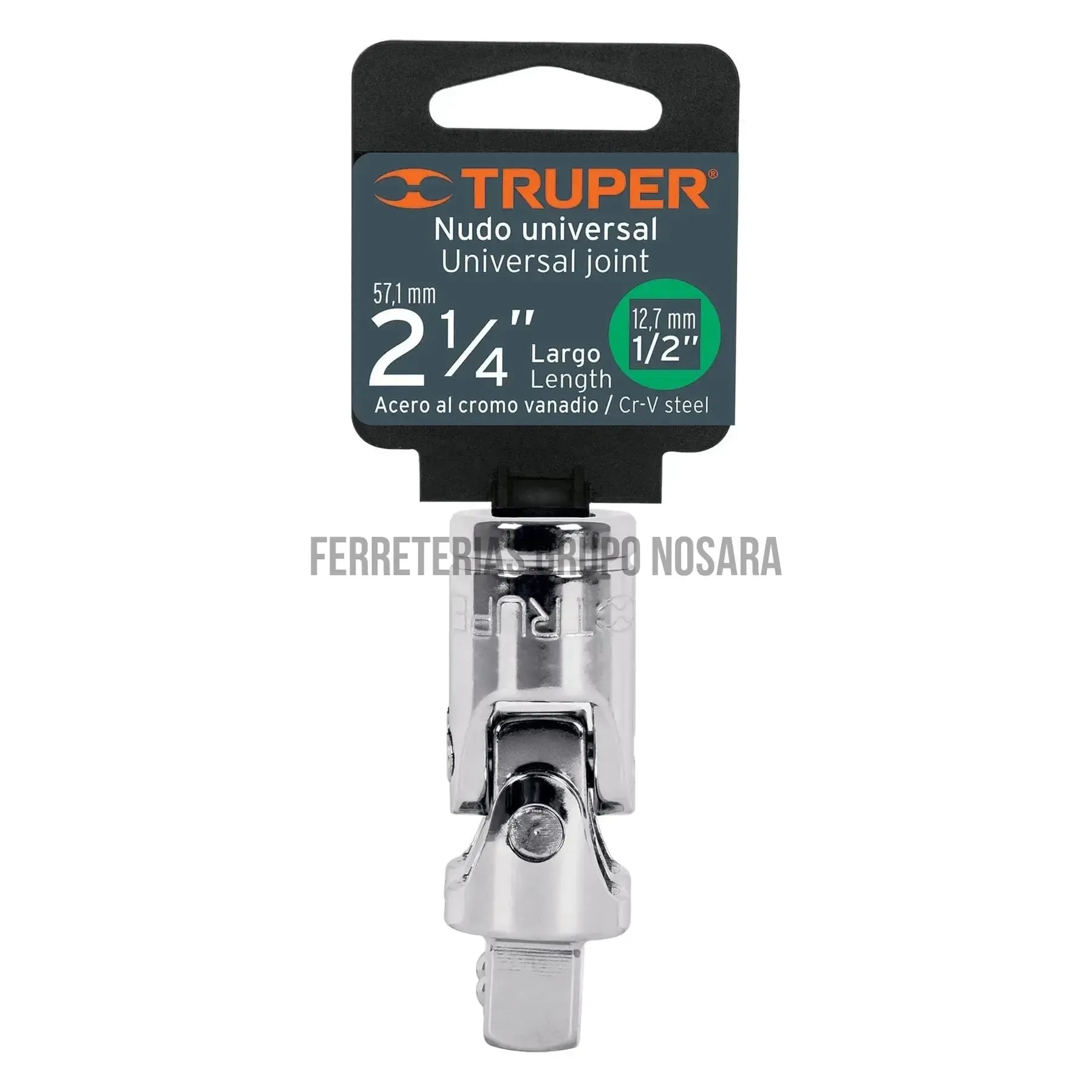 Nudo universal para dados con cuadro de 1/2', Truper 13428-