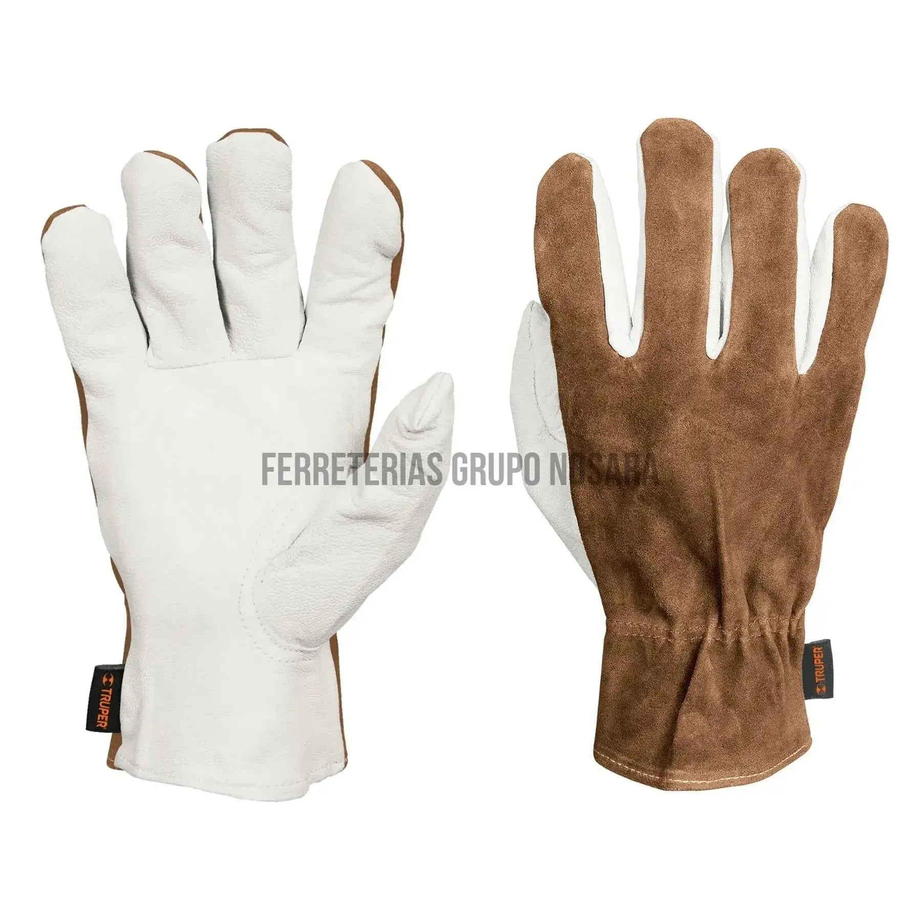 Guantes de piel de cabra con dorso de carnaza, Truper / 14288-