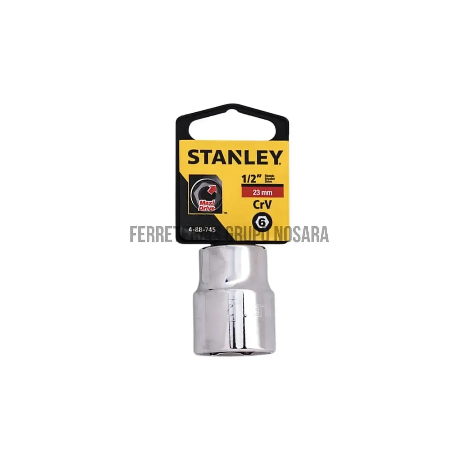 CUBO 1/2"" 23MM ESPIGA STANLEY 88-745-