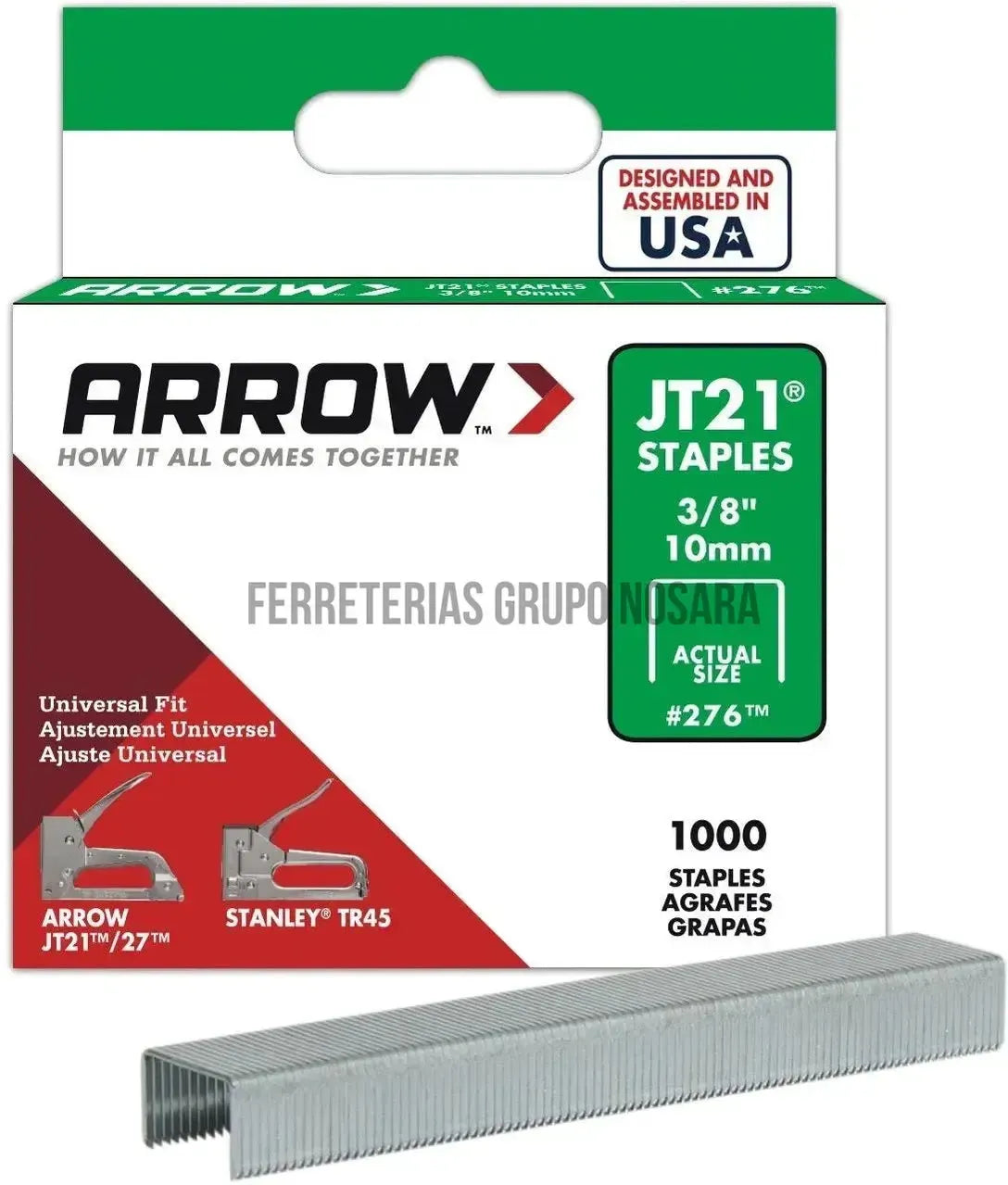 GRAPA ARROW JT21 3/8"" X 10mm-101406-079055027386