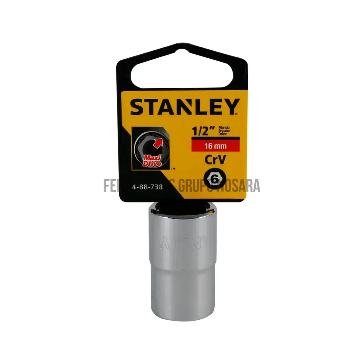 CUBO 1/2"" 16MM ESPIGA STANLEY 88-738-
