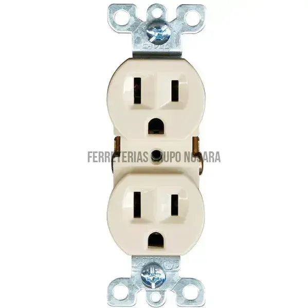 TOMA DOBLE EAGLE POLARIZADO EMPOTRAR MARFIL / (270-V)-