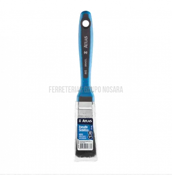 Brocha azul 445 cerda negra 1" Atlas-