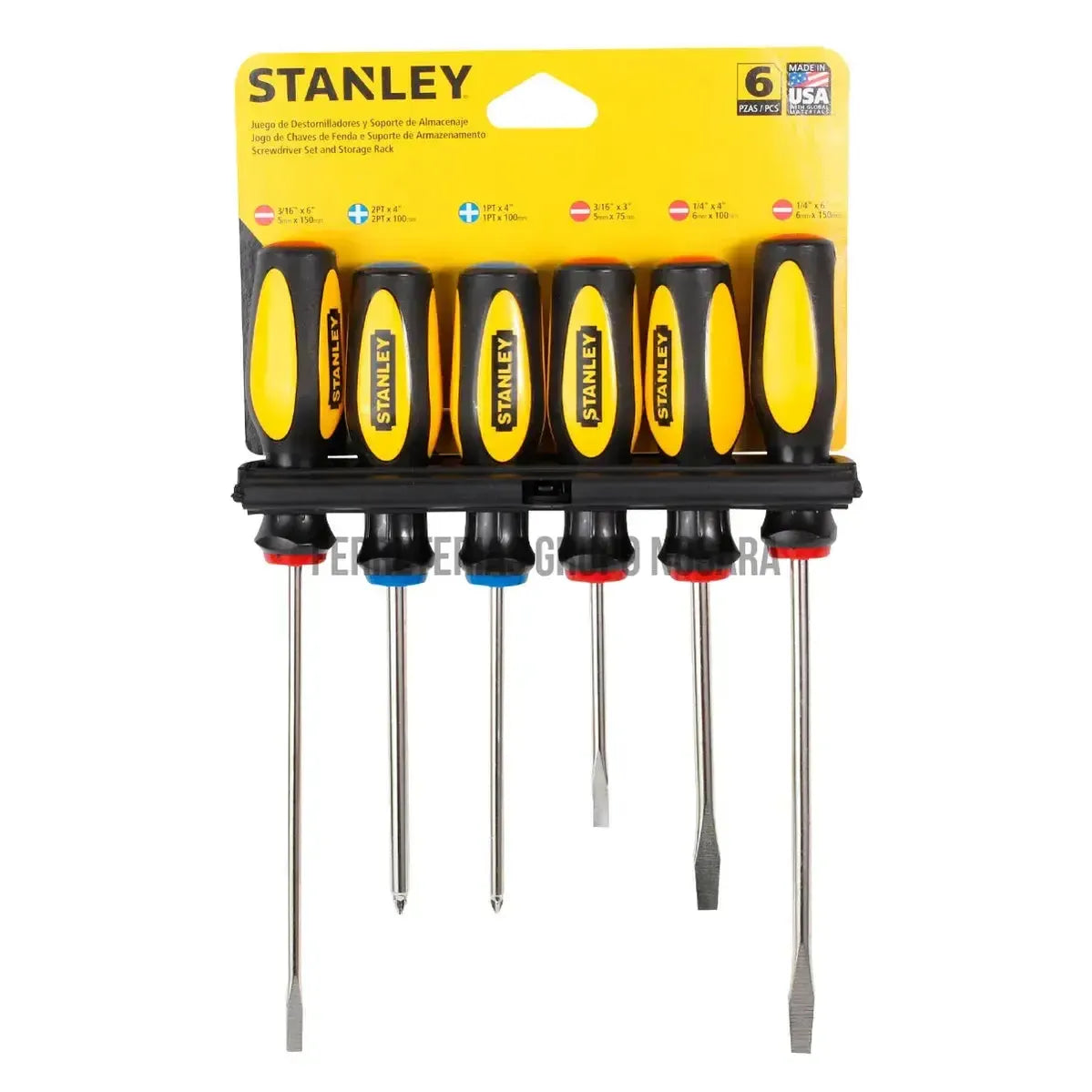 DESTORNILLADOR “STANLEY” Juego 6 Piezas 60060-