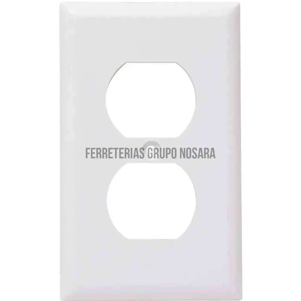 PLACA TOMA DOBLE EAGLE BLANCO / 2132W-