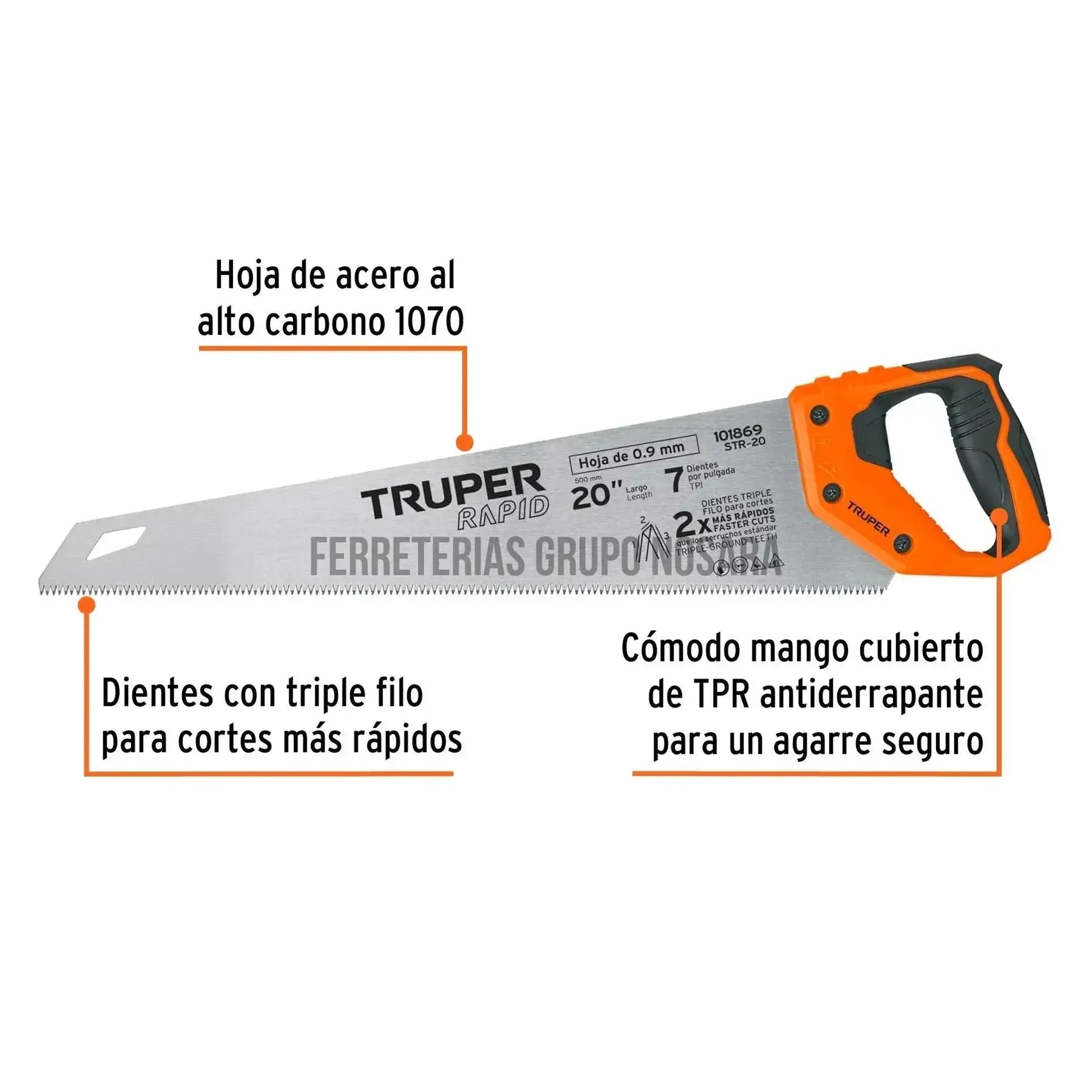 TRUPER SERRUCHO D/PODA 20" 101869-