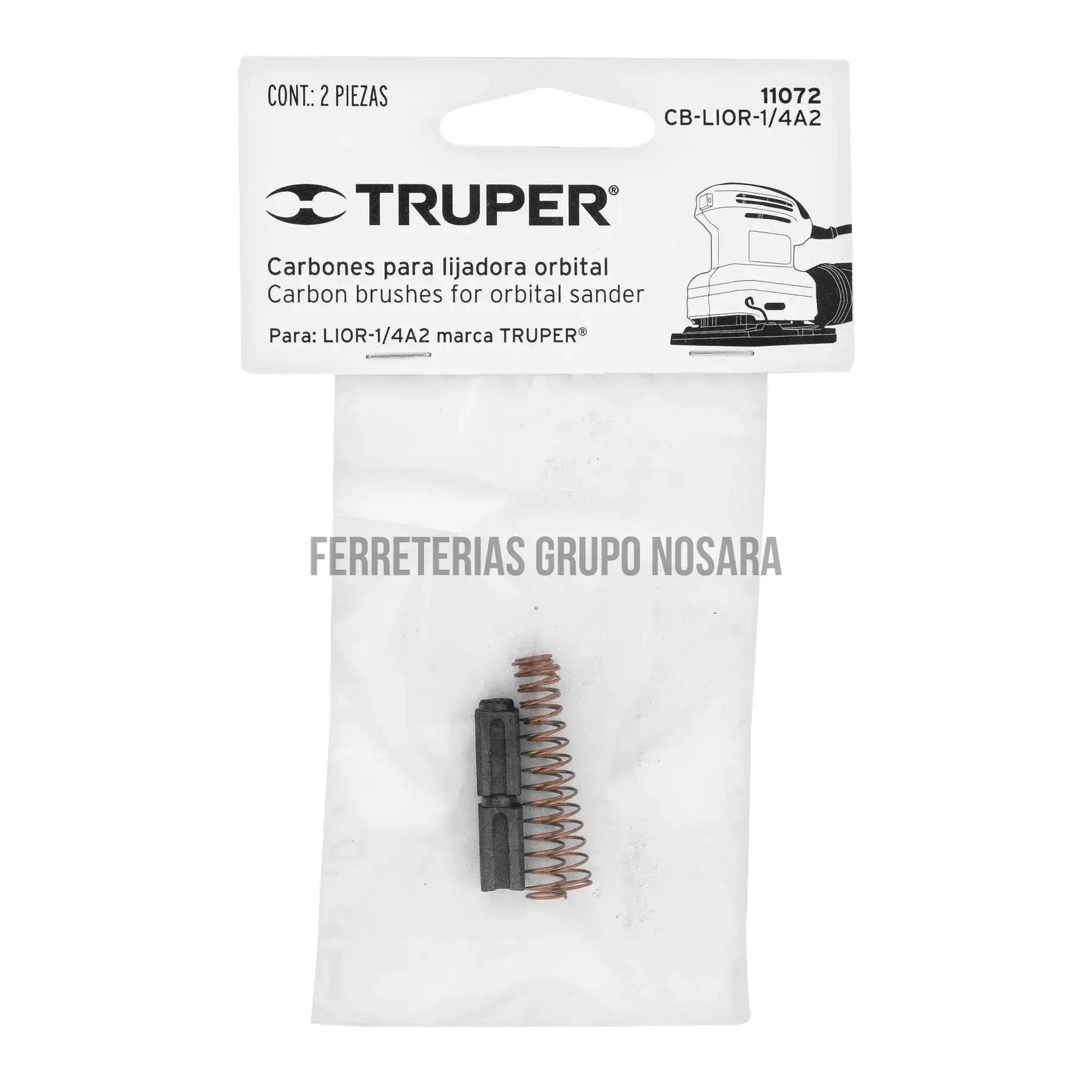 Bolsa con 2 carbones de repuesto para LIOR-1/4A2 / 11072-