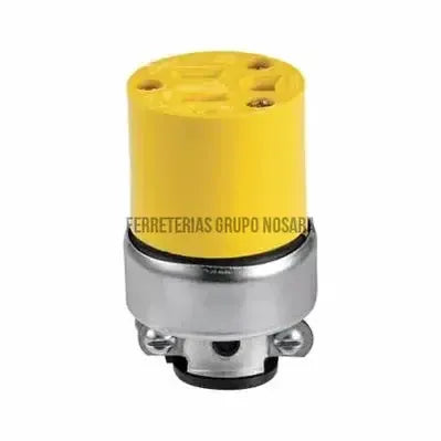 TOMA EXTENSION POLARIZADO METALICO / 2887 15A-125V-