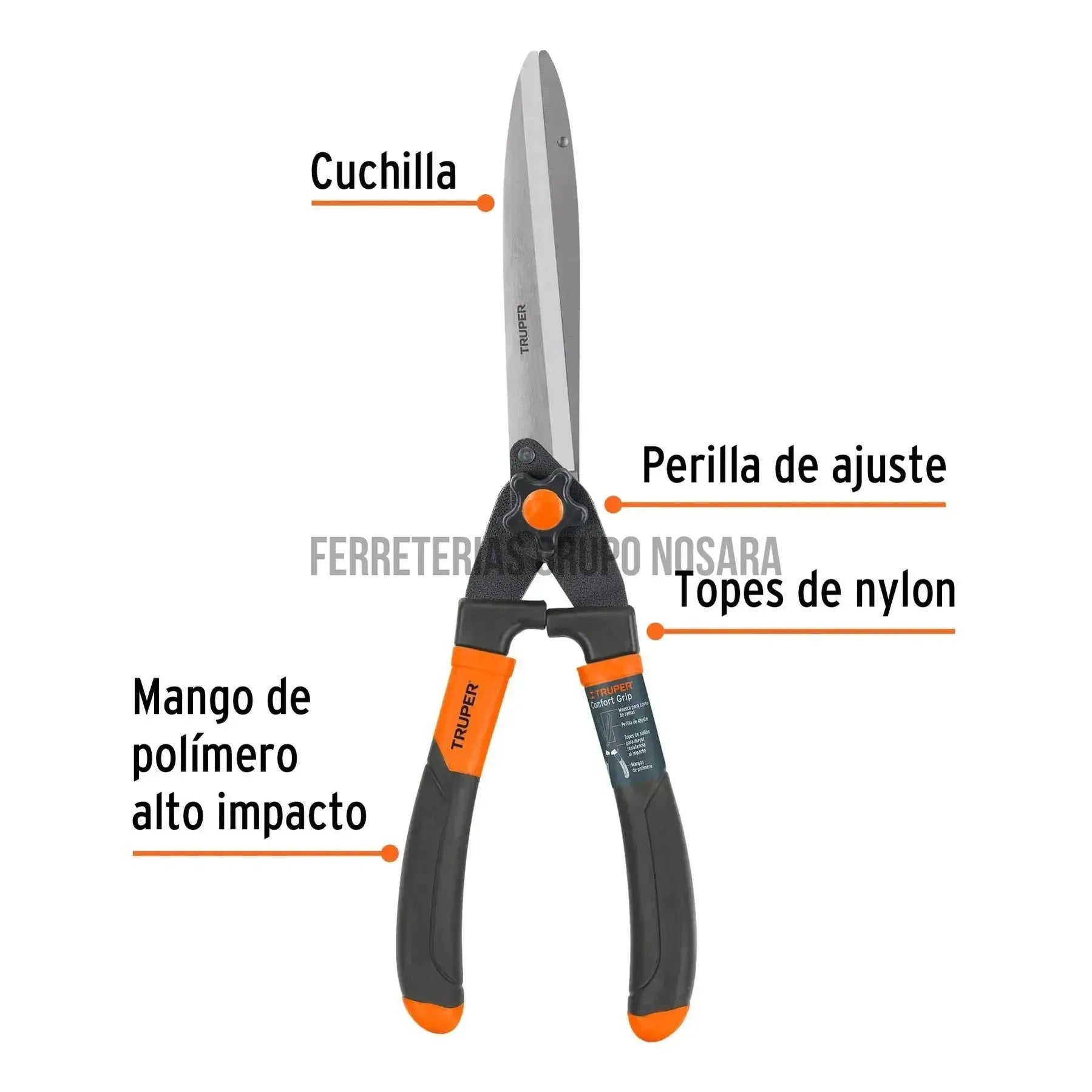 TRUPER TIJERA PODA T-19P 23060 PRETUL-