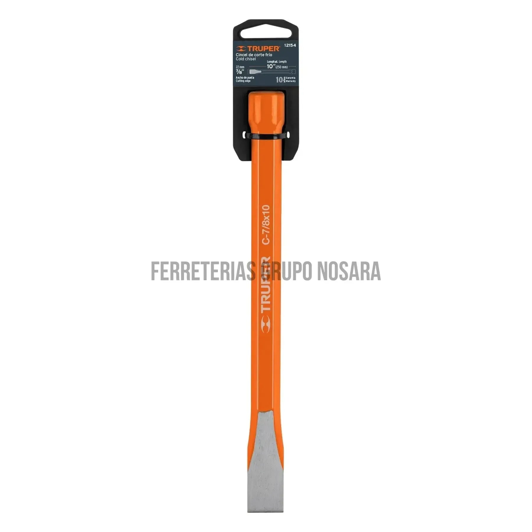 Cincel de corte frío de 7/8 X 10 TRUPER / 12154-