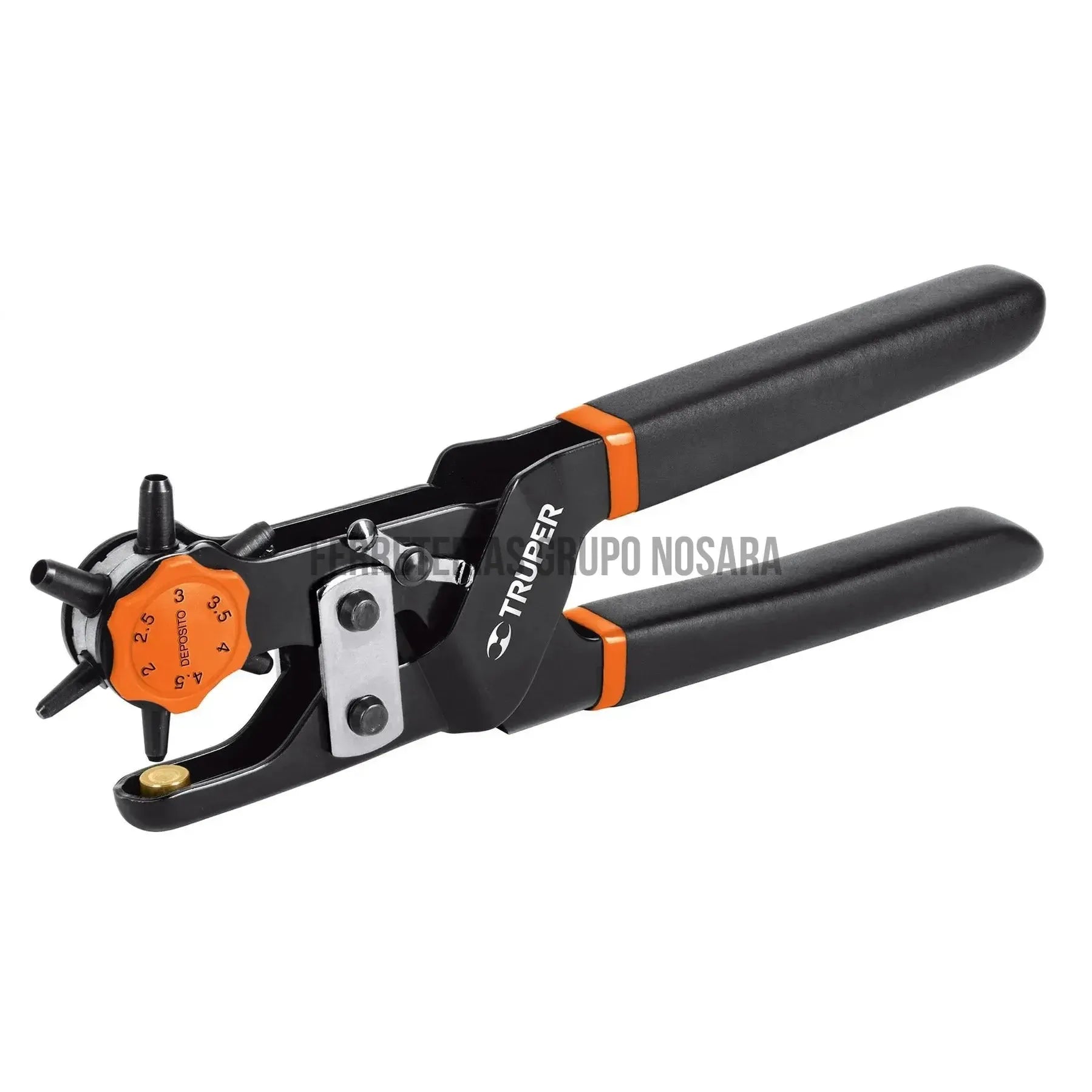 Pinza sacabocados 9 mango PVC Truper PSA-9 / 17340-