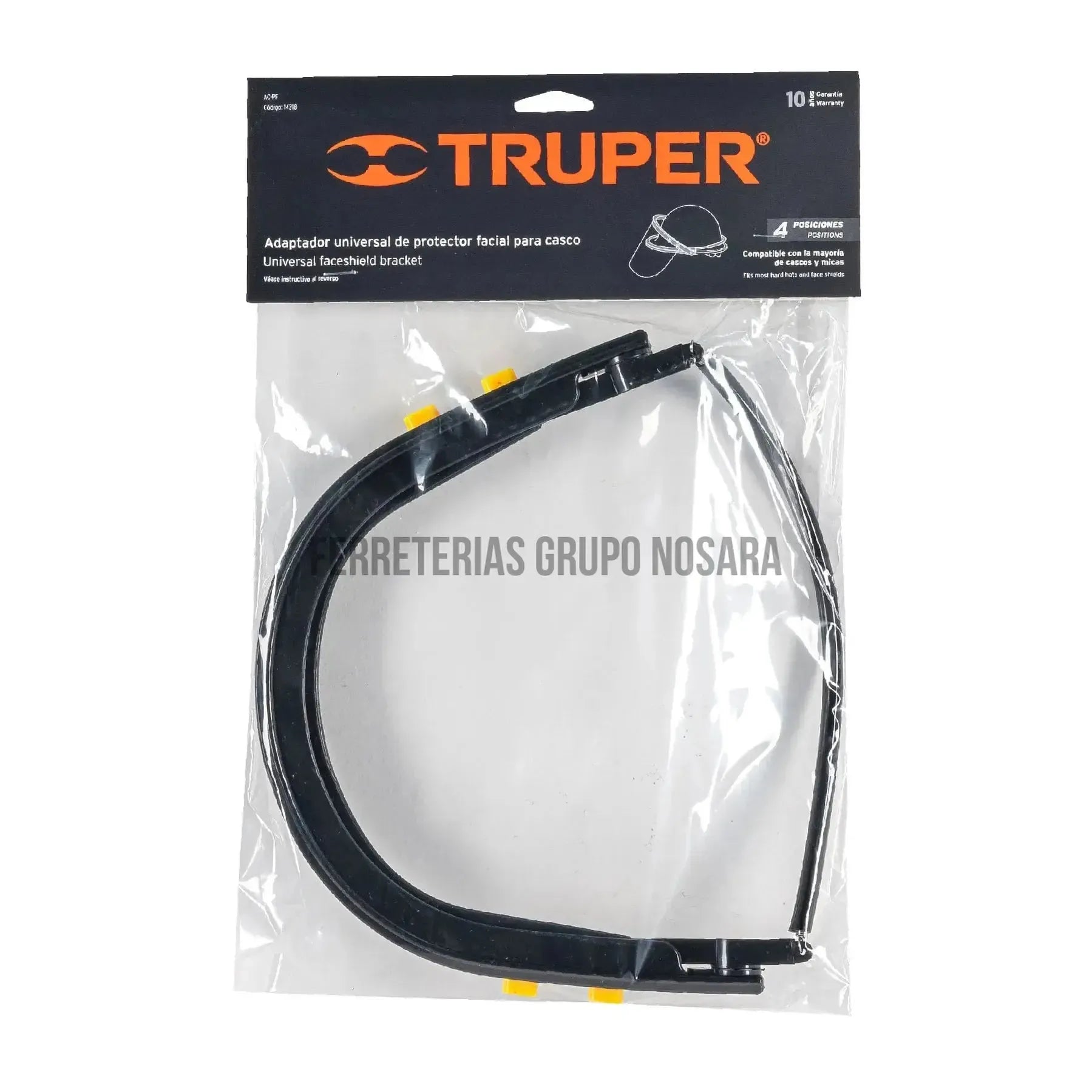 Adaptador de protector facial para casco, Truper / 14318-