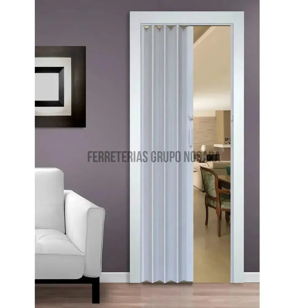 PUERTA PLEGABLE BLANCA 91 X 210 CM MILANO HOGGAN-