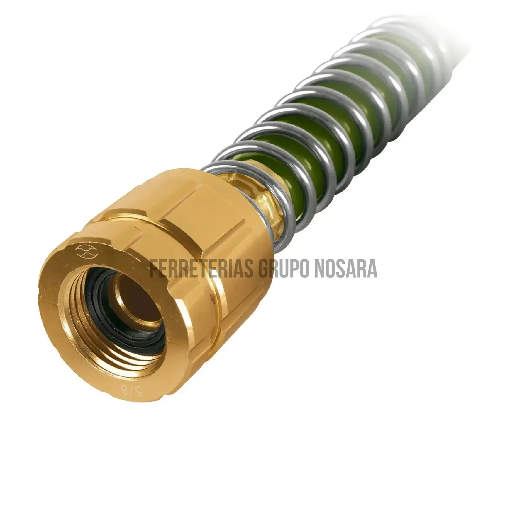 Manguera 5/8" anti-torceduras 6 capas 30m conexiones d/metal / 19744-