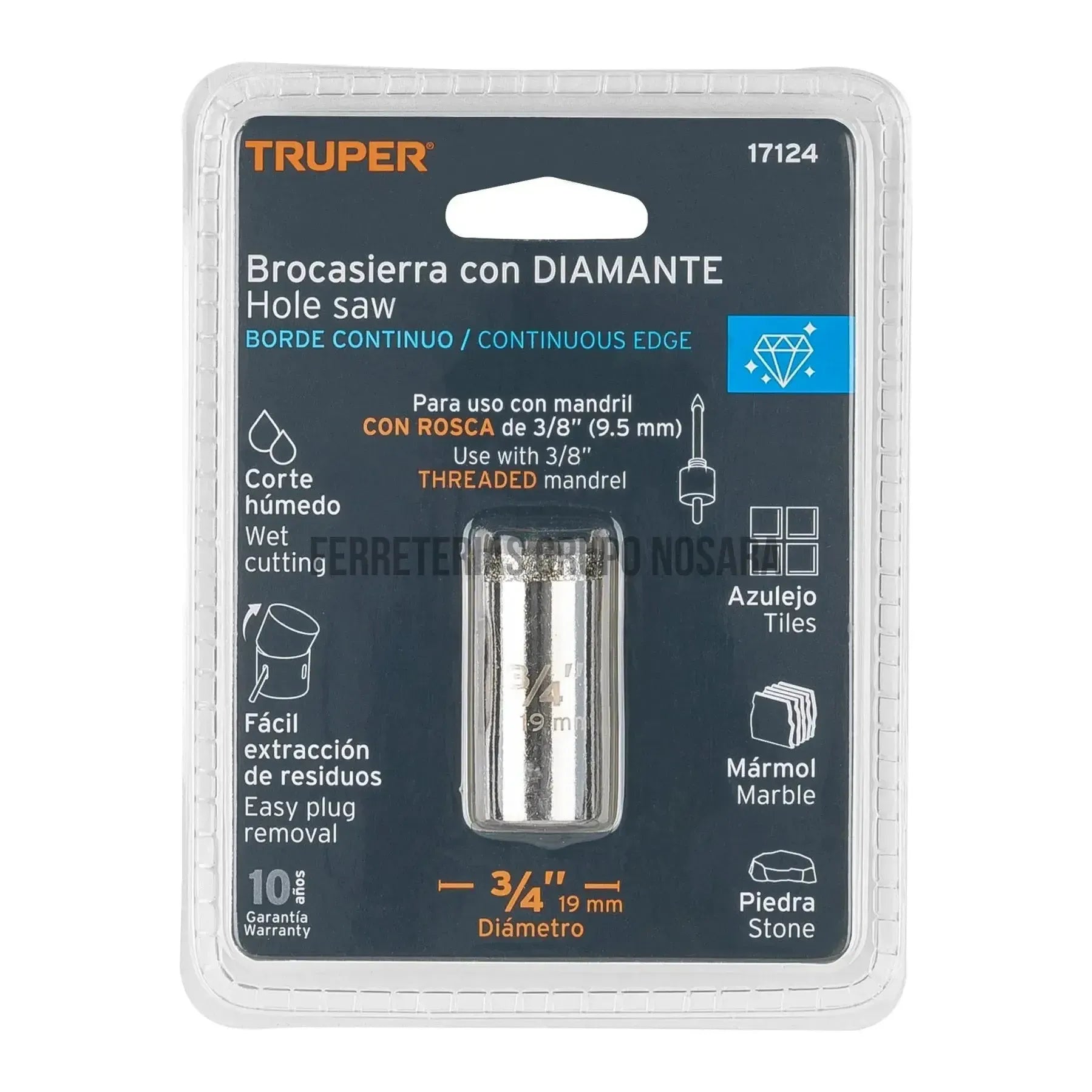 Brocasierra diamante 3/4 TRUPER / 17124-