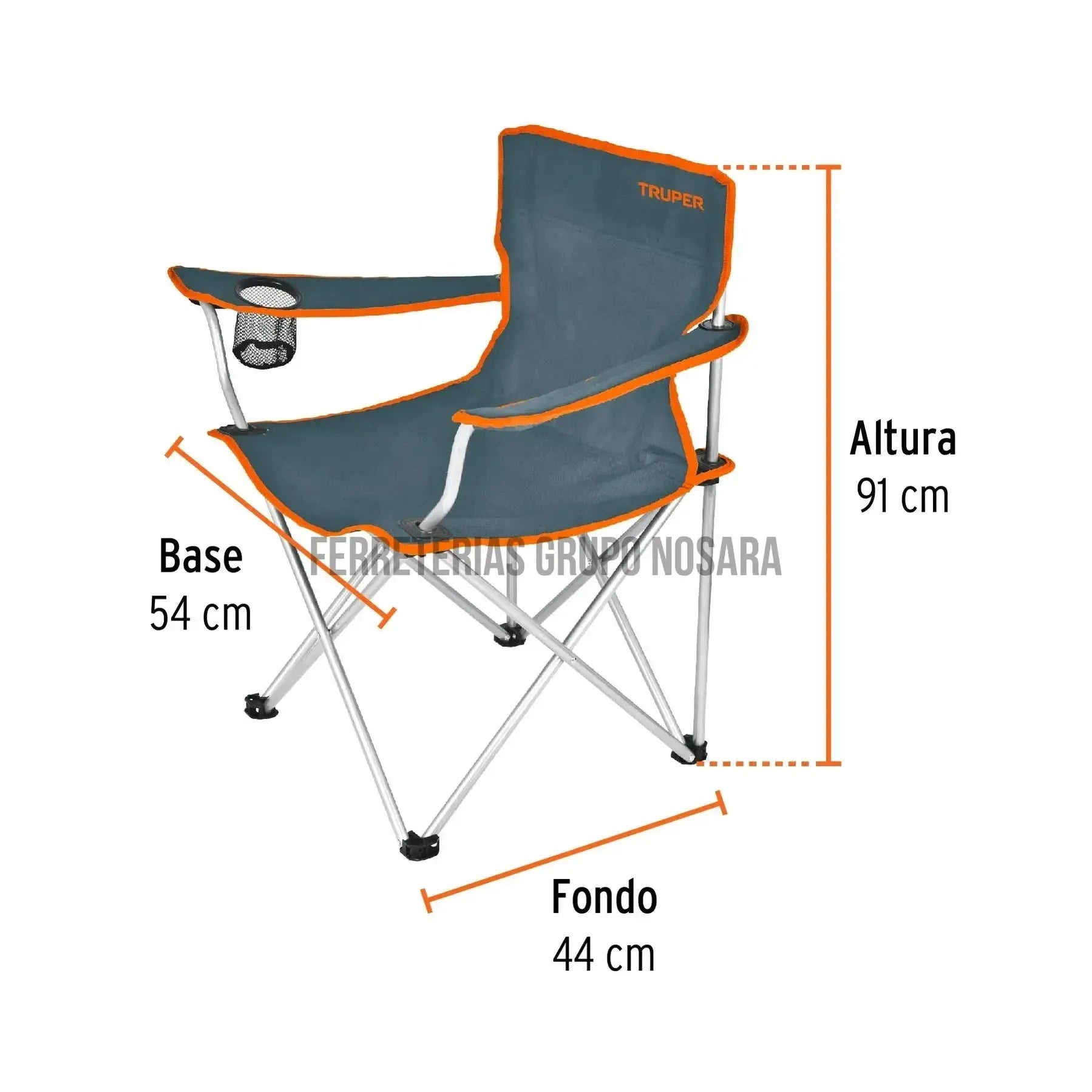 TRUPER SILLA PLEGABLE 30¨ 61025-