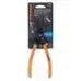 Pinza punta recta 7" para cerrar anillos, mango de PVC / 17361-