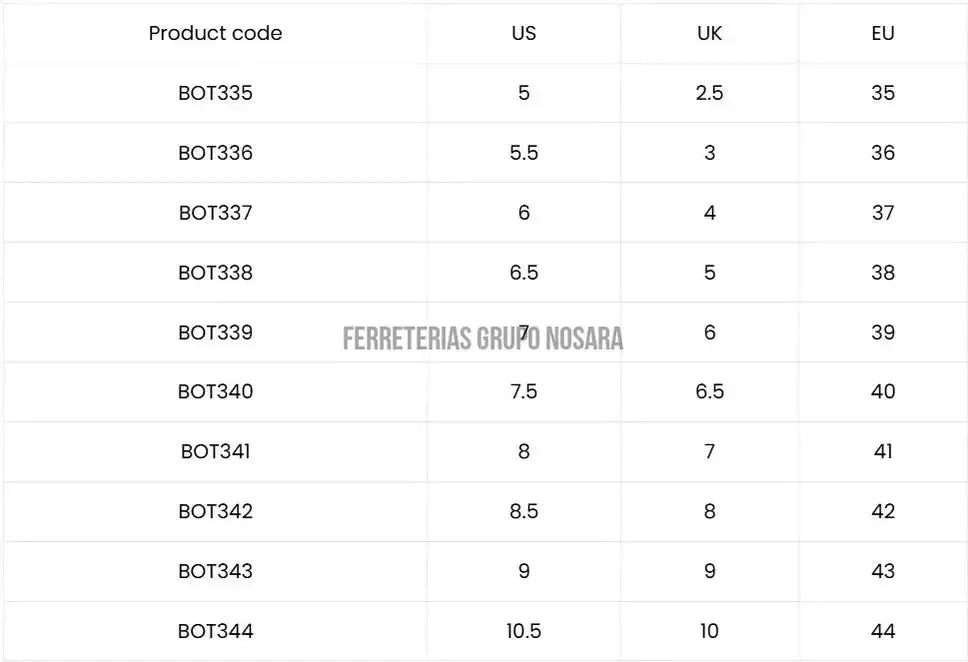 UYUSTOOLS ZAPATO DE SEGURIDAD #43 BOT343-