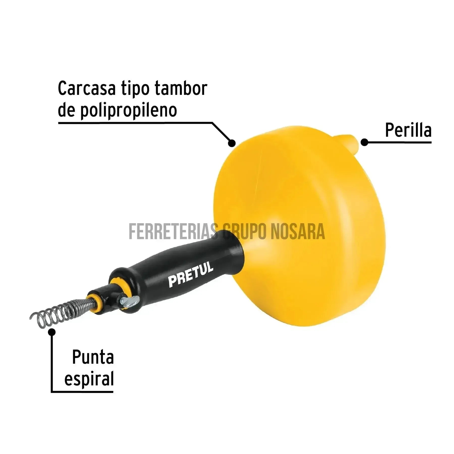 PRETUL SONDA DESTAQ CAÑERIA 4.50MT 22880-