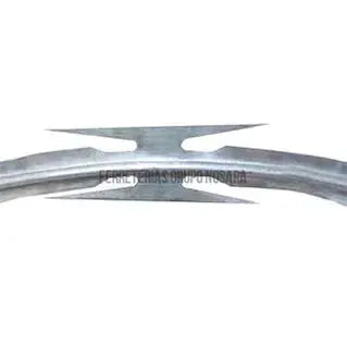 ALAMBRE NAVAJA 18" ROLLO 8MT GALVANIZADO-