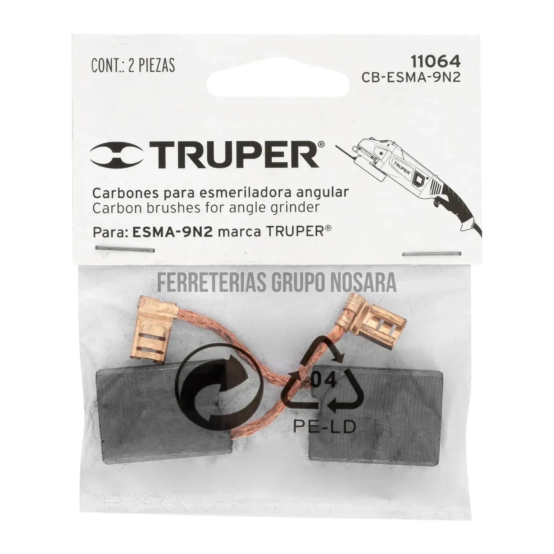 Bolsa con 2 carbones de repuesto para ESMA-9N2 / 11064-