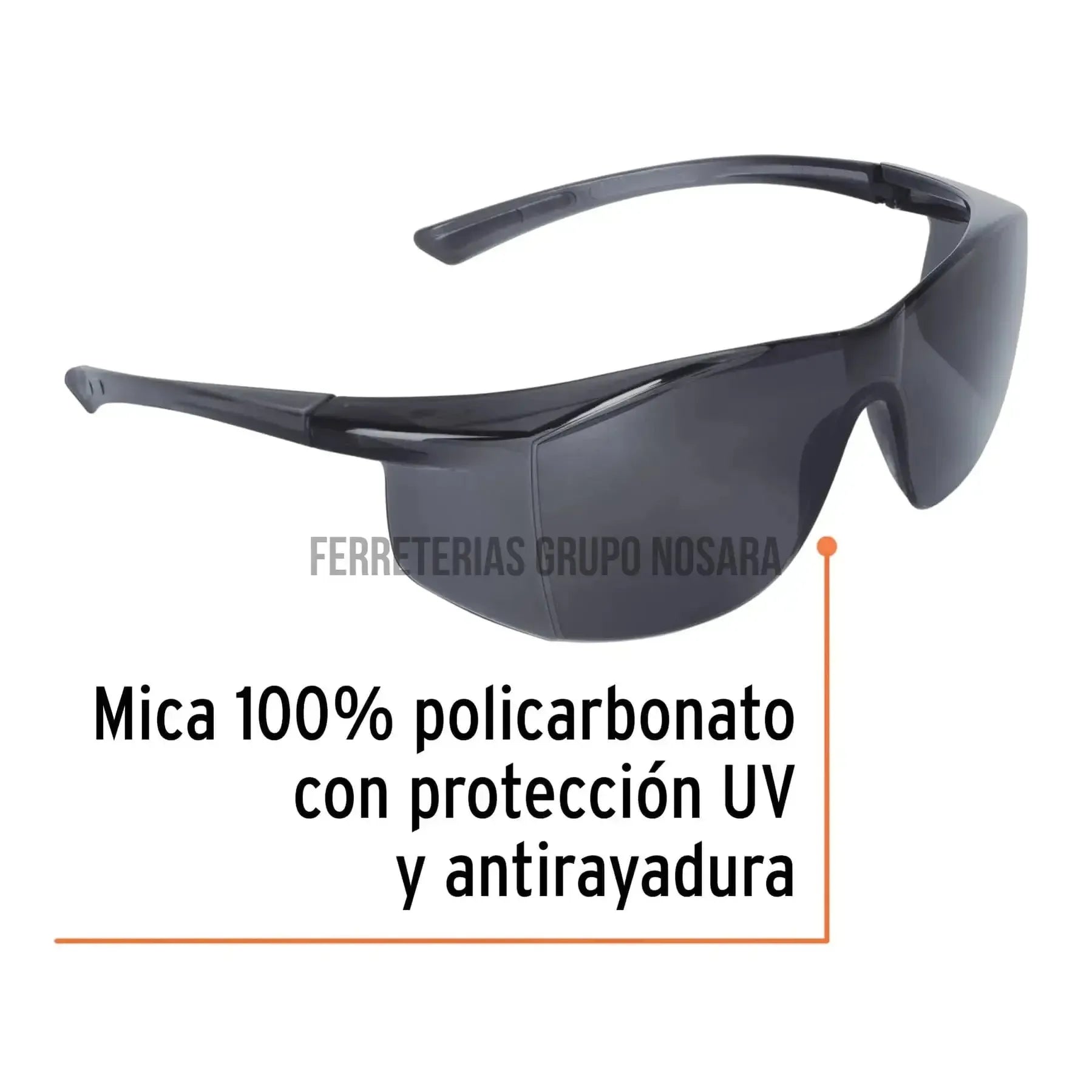 Lentes de seguridad grises, Truper Ultralite / 15290-