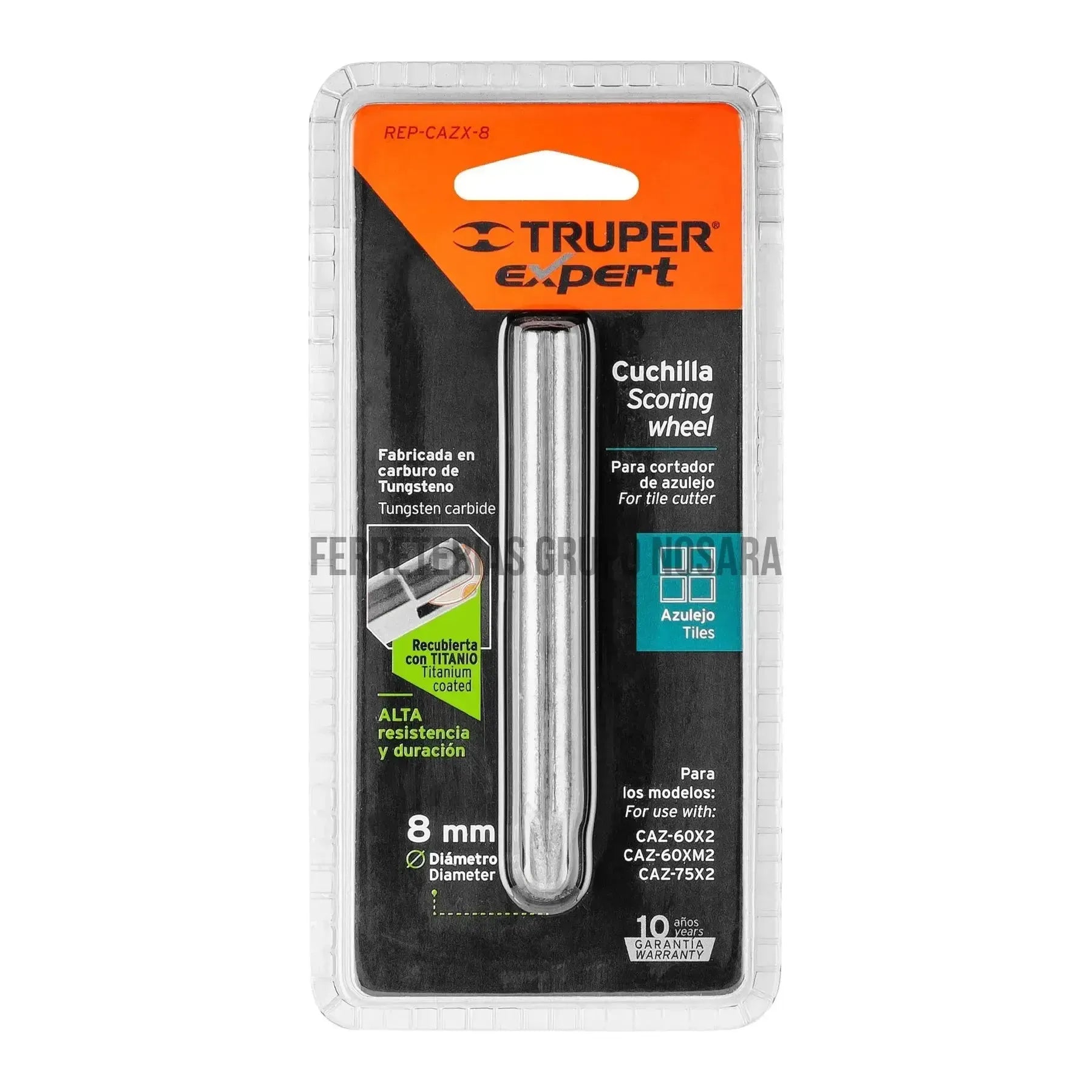 Repuesto cuchilla para cortador de azulejo, 8 mm / 15828-