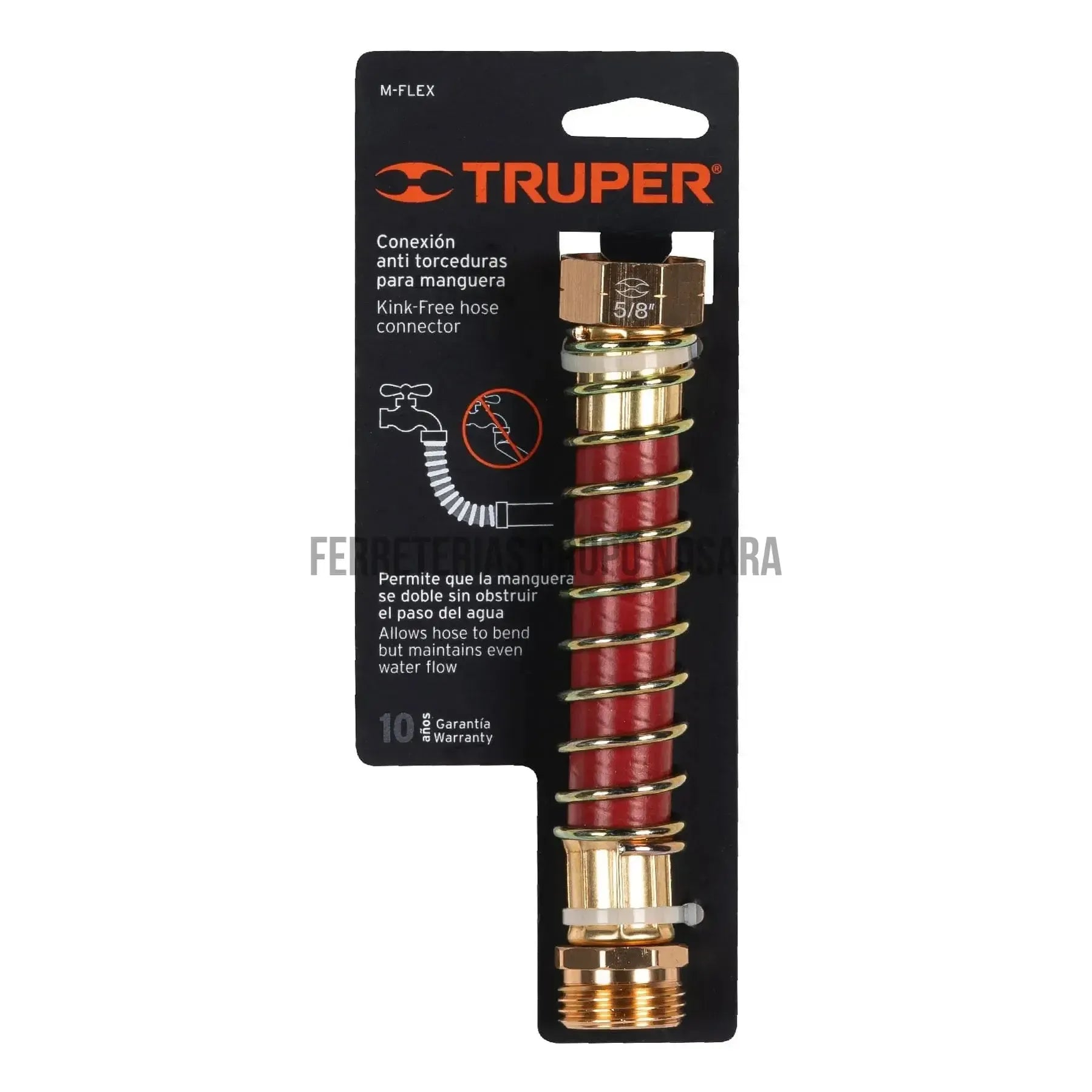 Conexión 3/4" antitorceduras para manguera, Truper / 10378-