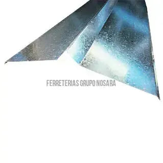 Cumbrera galvanizada #28 (0.32 mm) 30cm x 1.83 metros-
