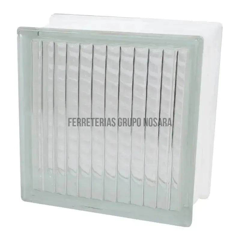VIDRIO BLOCK PARALLEL COD.3044006 / 19 x 19 x 8 cm-