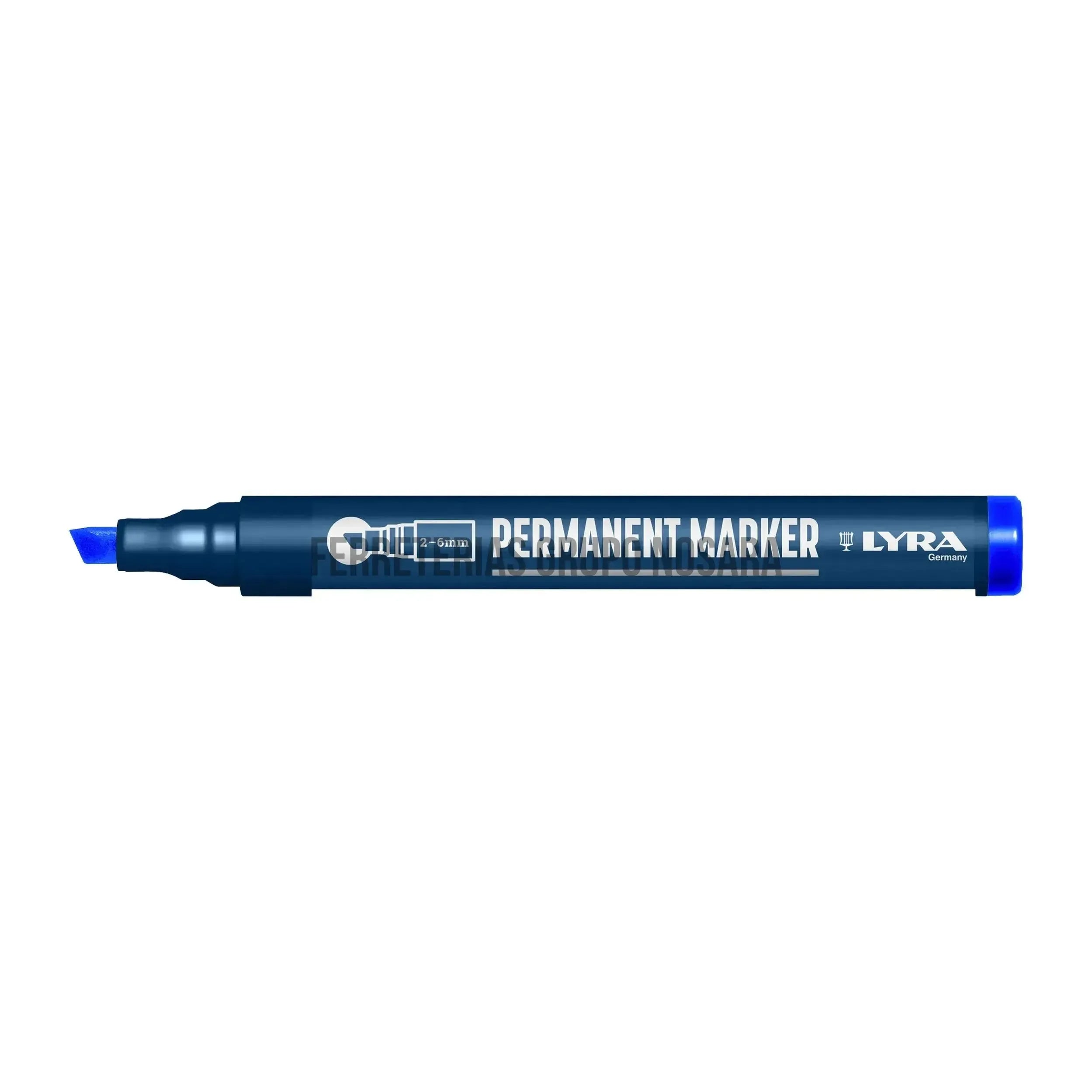 MARCADOR LYRA PERMANENTE AZUL 4010051-