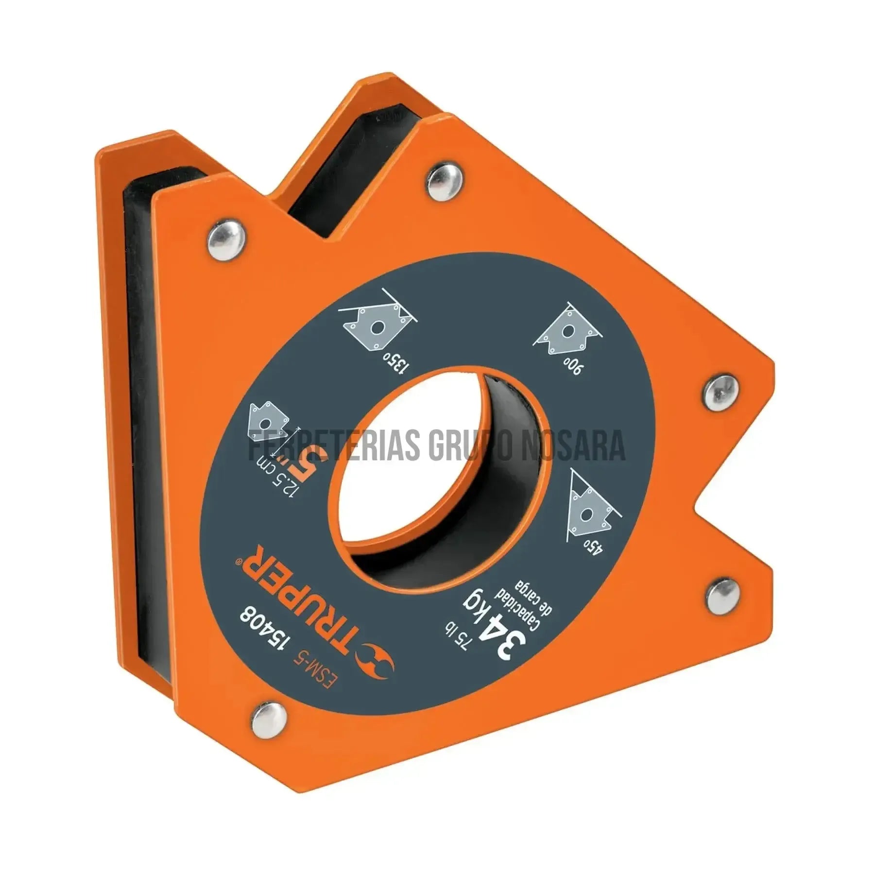 Escuadra magnetica para soldar 5" 34kg Truper ESM-5 / 15408-