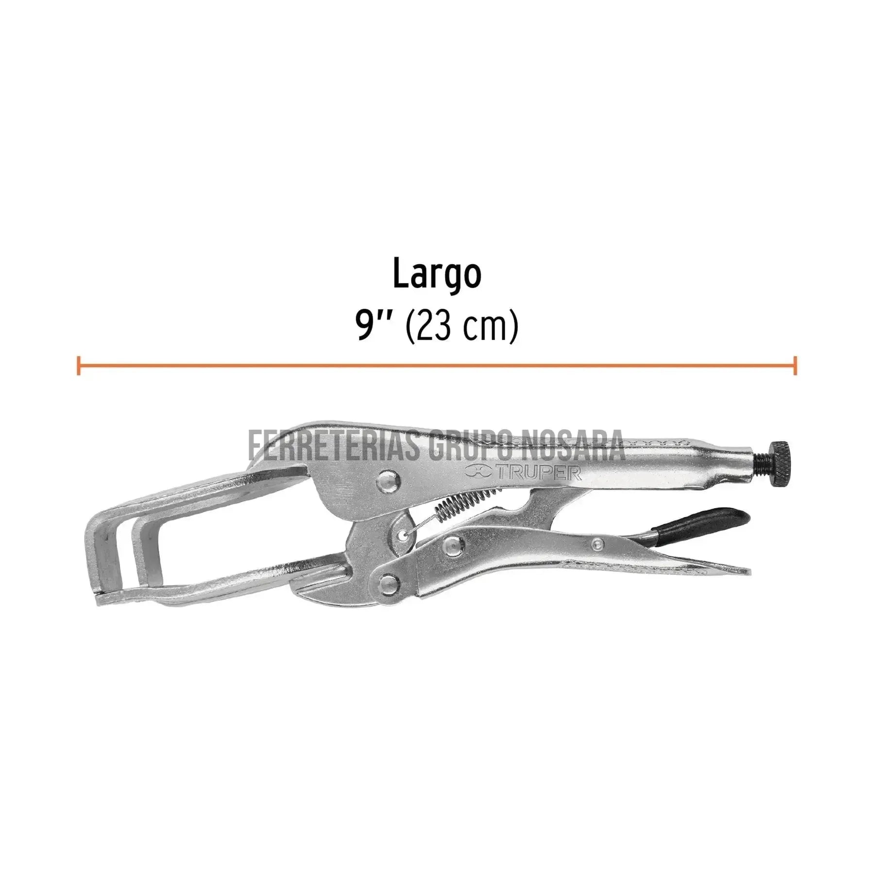 Pinza de presión soldadora 9 TRUPER PSS-9R / 17426-