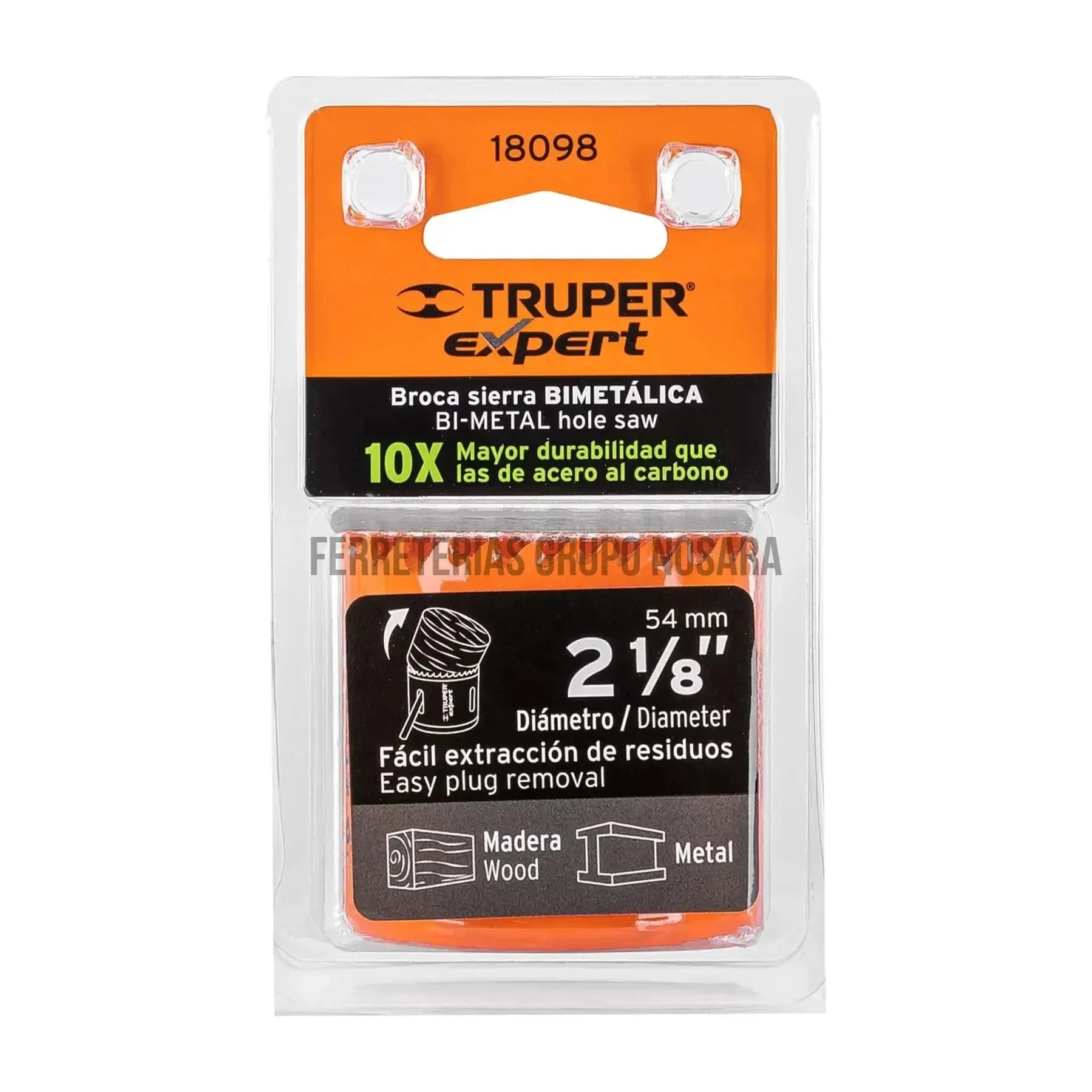 Brocasierra bimetálica 2-1/8 TRUPER / 18098-