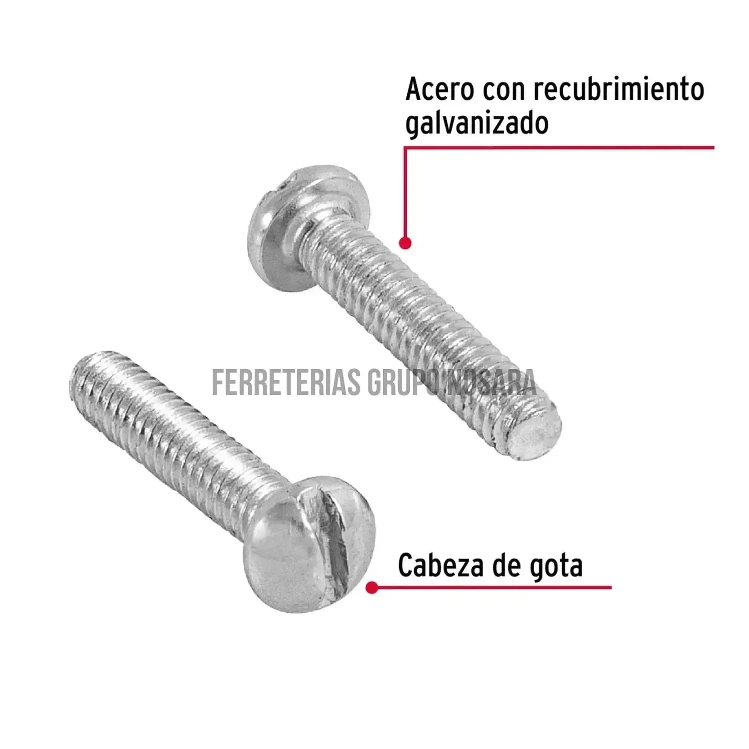 TORNILLO ESTUFA CIL 1/4 X 3-