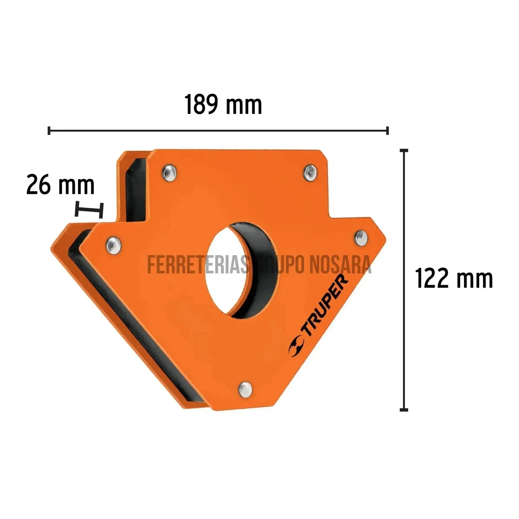 Escuadra magnetica para soldar 5" 34kg Truper ESM-5 / 15408-