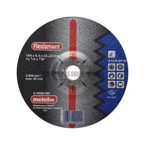 METABO DISCO ESMERIL 7"#16560/16465-