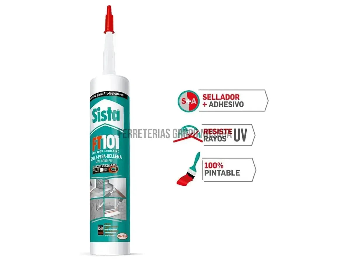 SISTA SELLADOR SILICON POLI TRANS FT101-