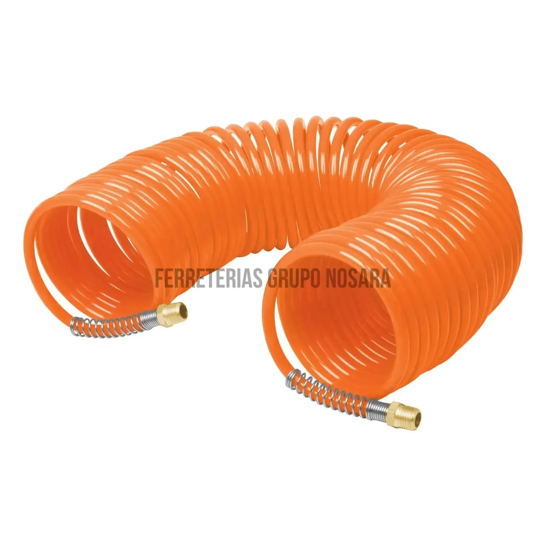Manguera tipo resorte para compresor, 15 m x 1/4", Truper / 19075-600351-7501206620175