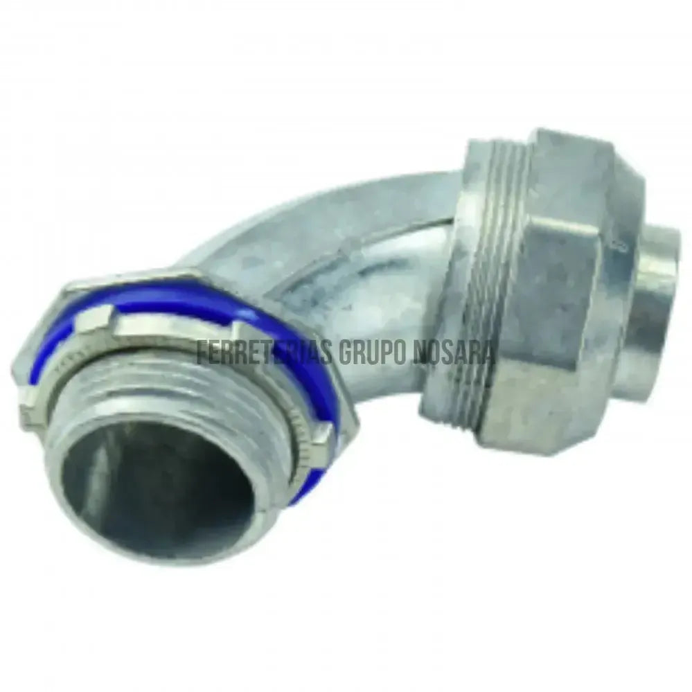 CONECTOR EMT BIEX CURVO 3/4 C/FORRO UL-