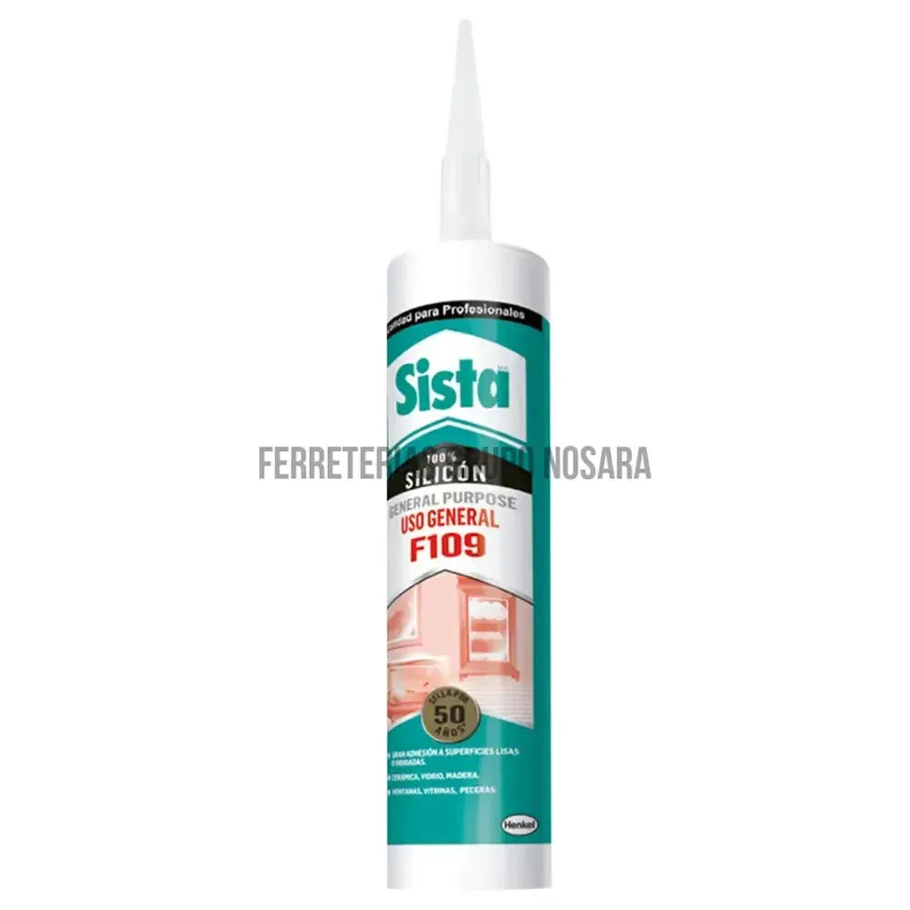 SISTA SILICON TRANSP HENKEL 300ML F109-