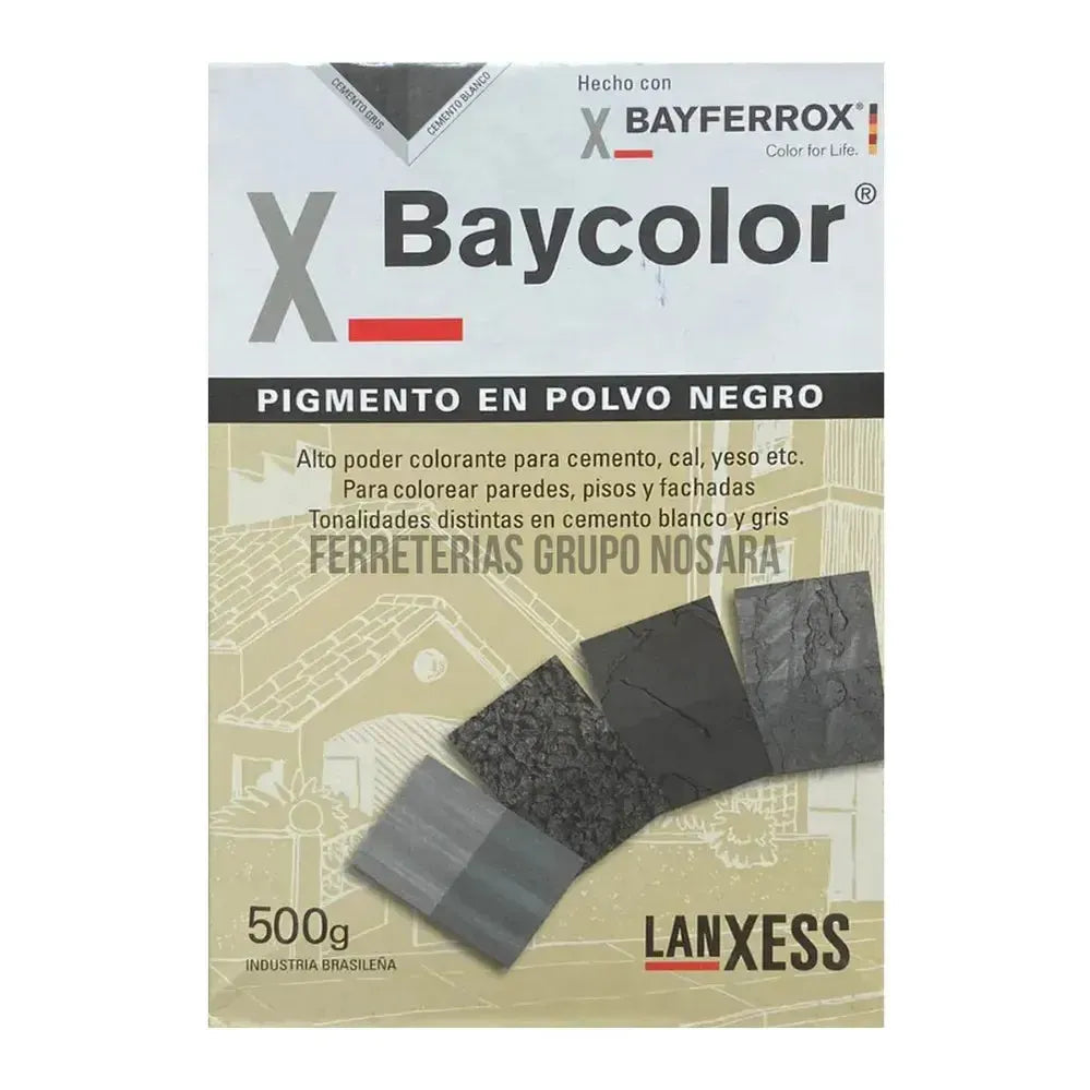OCRE BAYCOLOR NEGRO CAJA 1/2KG-