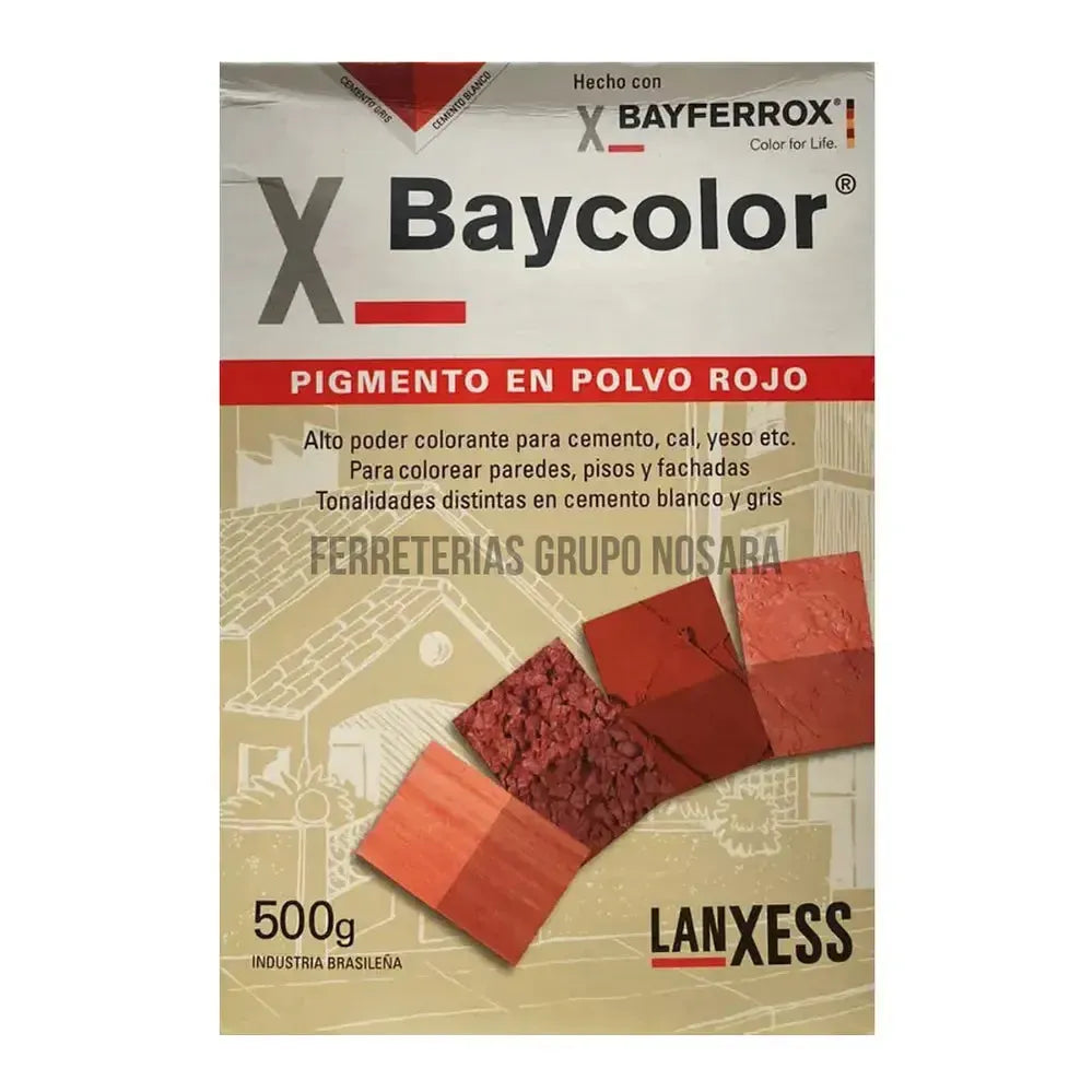 OCRE BAYCOLOR ROJO CAJA 1/2KG-