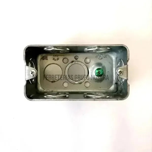 CAJA EMT RECT DOBLE FONDO 1/2 A 3/4-