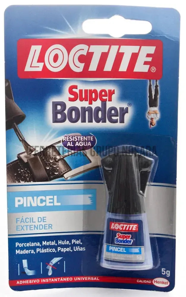 Adhesivo instantaneo 5 gramos Pincel Super Bonder Loctite-