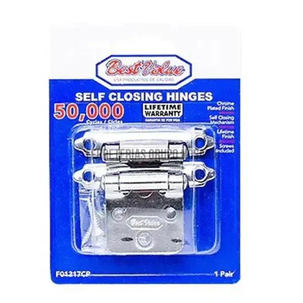 BEST VALUE BISAGRA PRESION CROMO F012-