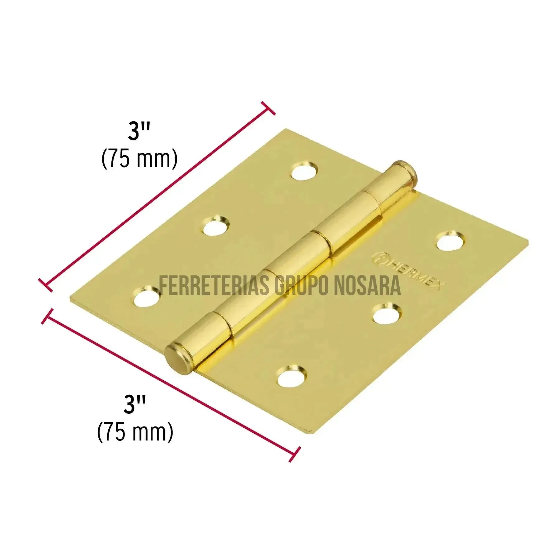 TRUPER BISAGRA DORADA 3 X 3 BC-301 28800-